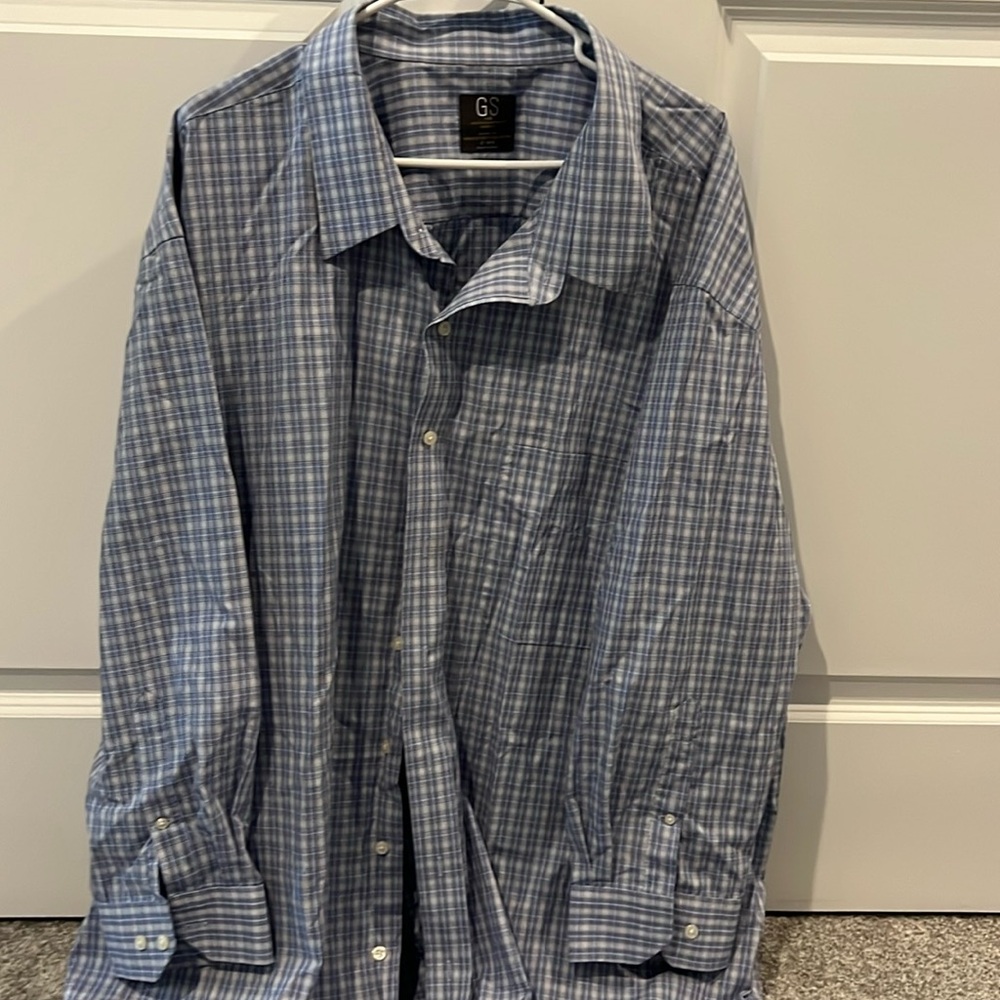GS blue dress shirt NWOT